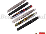 main image for ad 6x Eyebrow Tweezers Professional Hair Beauty Slanted Stainless Steel Tweezer Useful