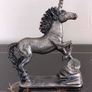 Vintage Pewter Unicorn Image 3