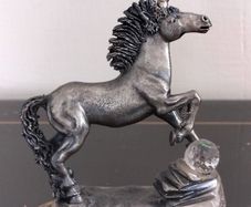 Vintage Pewter Unicorn