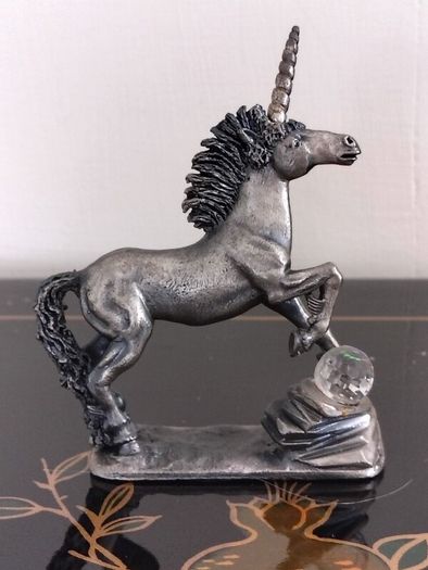Vintage Pewter Unicorn