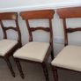 Regency dining room chairs x4 Image 6
