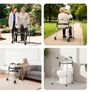 Walking Frame with Wheels & Seat,  Like New (1 Month Use) Image 8