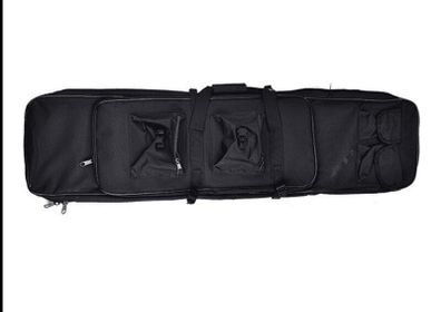 100cm double pocket gun bag - black