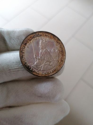 1973 Cook Islands Silver Proof 2 Dollars Coin