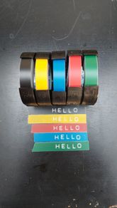9mm Scotch 3M Branded Dymo Embossing Print Labels
