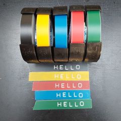 Scotch 3M Branded Dymo Embossing Print Labels - 9mm