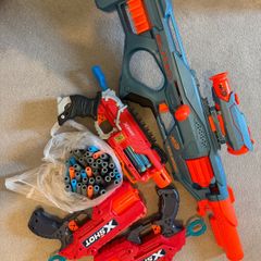Nerf & X-Shot Blaster Bundle + Darts