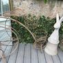 Very  large rust style planter penny farthing Image 3