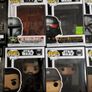 Hand Made STAR WARS floating shelf with POP minifigures Image 6