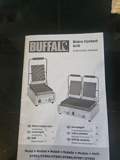 Buffalo Commercial Toaster / Grill Excellent Condition (DY995-02)