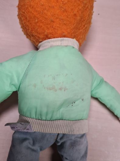 Vintage fisher price SCOOTER MUPPET DOLL teddy soft toy plushie 1978