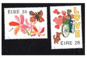 1987 Ireland Love Commemorative Stamps Mint Never Hinged (MNH)