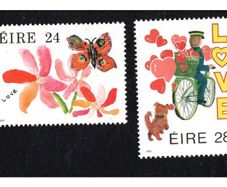 1987 Ireland Love Commemorative Stamps Mint Never Hinged (MNH)
