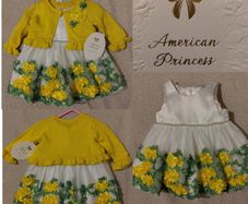 Stunning American Princess Occasion Dress & Cardigan Set, New With Tags