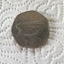 1988 Dublin Millennium 50p Eire Coin Irish Ireland Punt Pence Currency Image 2