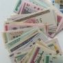 101pc Food Coupon, China Different Real Food Banknotes, Mix Grade Lot Chinese Old Rice Bill Meat Banknote Image 4