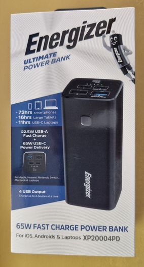 Energizer 20,000 mAh Powerbank