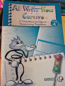 All Write Now, cursive level A, new