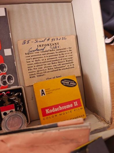 Vintage Paillard Bolex B8 8mm Cine Camera | Swiss Made | Boxed | Original Manuals & Accessories