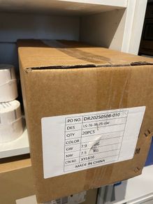 Star Compatible Labels Size 76mm x 38mm (25mm Core)