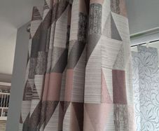 Harry Corry Eyelet Curtains 2 Pairs 90x90 and 90x72 - Plus 4 Cushions