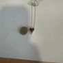 18k White Gold Necklace Natural diamond and ruby Image 7