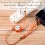 USB C Cable Fast Charging[1M 3A], Retractable QC 3.0 Sync Charger Cord with 3 Type C Connectors, for iPhone 15 Pro Max, Samsung Galaxy S23 S20 S10 Note 20, Nexus, Moto, Sony, Xiaomi, LG Image 5