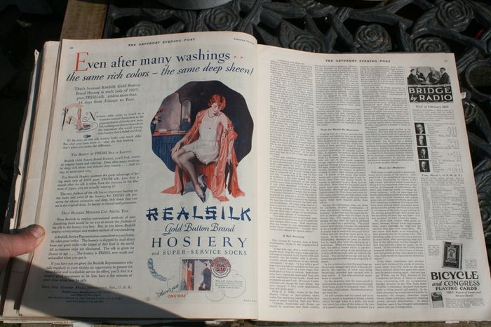 book THE  SATURDAY EVNING POST january 1 1927 to february 26 1927 in a book