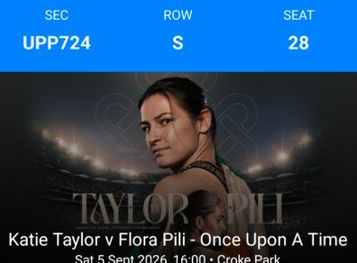 Katie Taylor Tickets Face Value