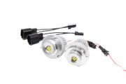 For BMW 5 Series E60 E61 LCI halogen Headlight 545i 550i 535i 530i 520i 2007-2010 100W LED Angel Eyes Marker Lights Bulb