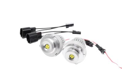 For BMW 5 Series E60 E61 LCI halogen Headlight 545i 550i 535i 530i 520i 2007-2010 100W LED Angel Eyes Marker Lights Bulb