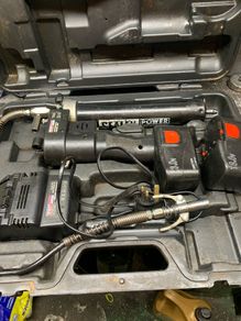 Battery grease gun