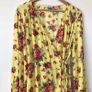 Yellow wrap dress Image 2