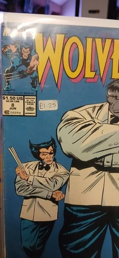 Wolverine #8 1989 Iconic Patch & Mr. Fixit Cover