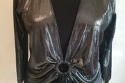 Saloos Ladies Black Sparkly Top New With Tags Size M