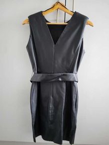 Zara Women Leather Dress Like new