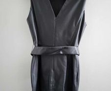 Zara Women Leather Dress Like new
