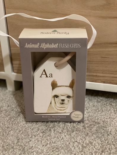 NEW Animal Alphabet Flash Cards by Modern Monty