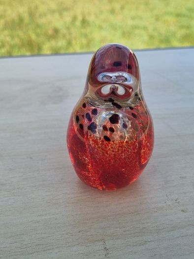 Glass bird figurine Murano Italy