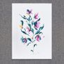 Original Watercolour Floral Painting Image 2