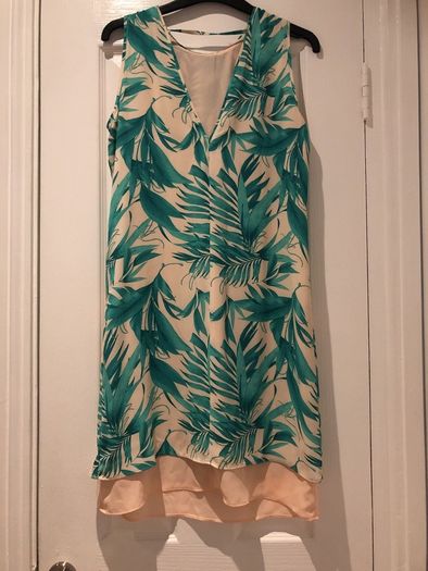 Leaf Print Dress BNWT