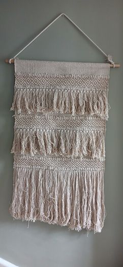 Boho Macrame & Woven Wall Hanging