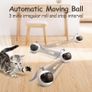 Interactive Cat Ball Toy Set, Fun Tracker, Automatic Rolling Chase Ball with Fluffy Tail, A Small Mice, Rechargeable Image 2