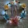 Floral Dress with head piece Age 3-4 years Image 5