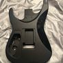 Made in Japan Jackson dinky Solid Black Guitar Body.Factory original paint finish. Floyd tremolo ready electric guitar parts accessories Image 5