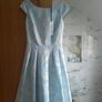 Boutique designer Eden Row occasion baby blue christening party wedding guest communion dress New rrp210 Image 2