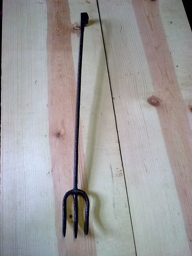 Old Irish blacksmith made kitchen fork