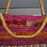Avon Straw Bag with Bamboo handles Image 2
