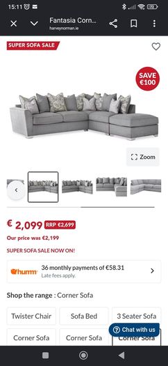 Pillow corner sofa