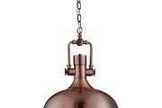 Industrial Light Pendant Antique Copper